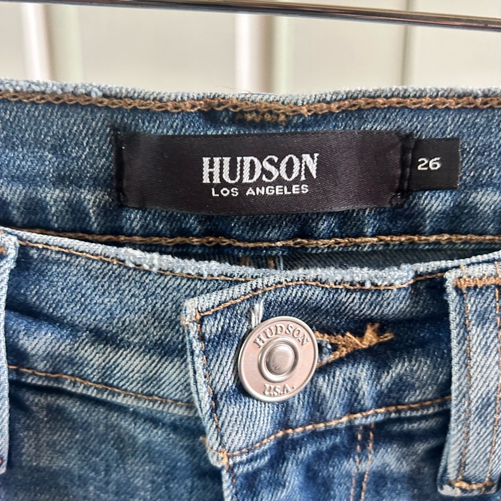 Hudson Jeans Classic Blue Denim - Picture 2 of 6